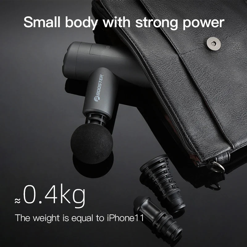 Pistolet de Massage — percussion profonde, format de poche