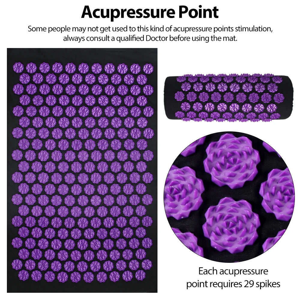 Tapis d'Acupression — relâcher le dos en dix minutes par jour