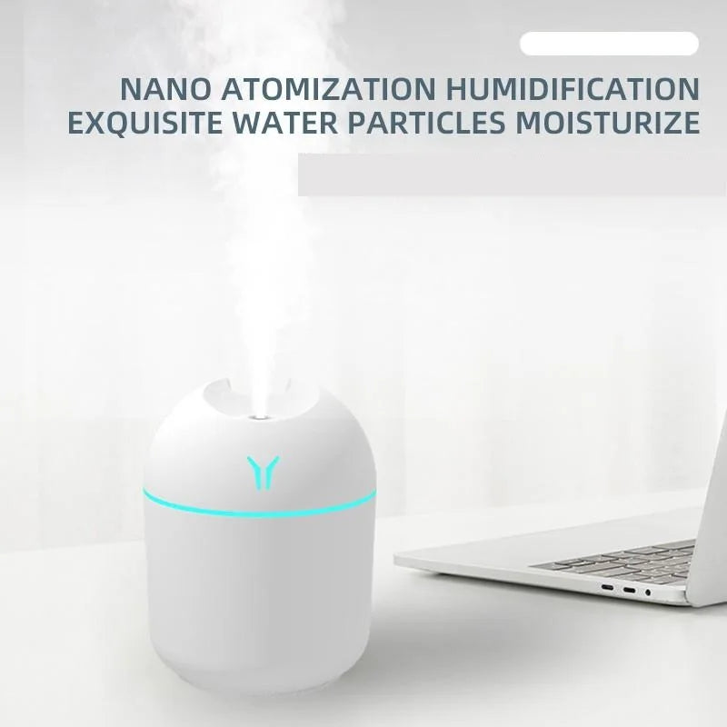 Diffuseur d'huiles essentielles 250 ml — brume froide et lumière douce