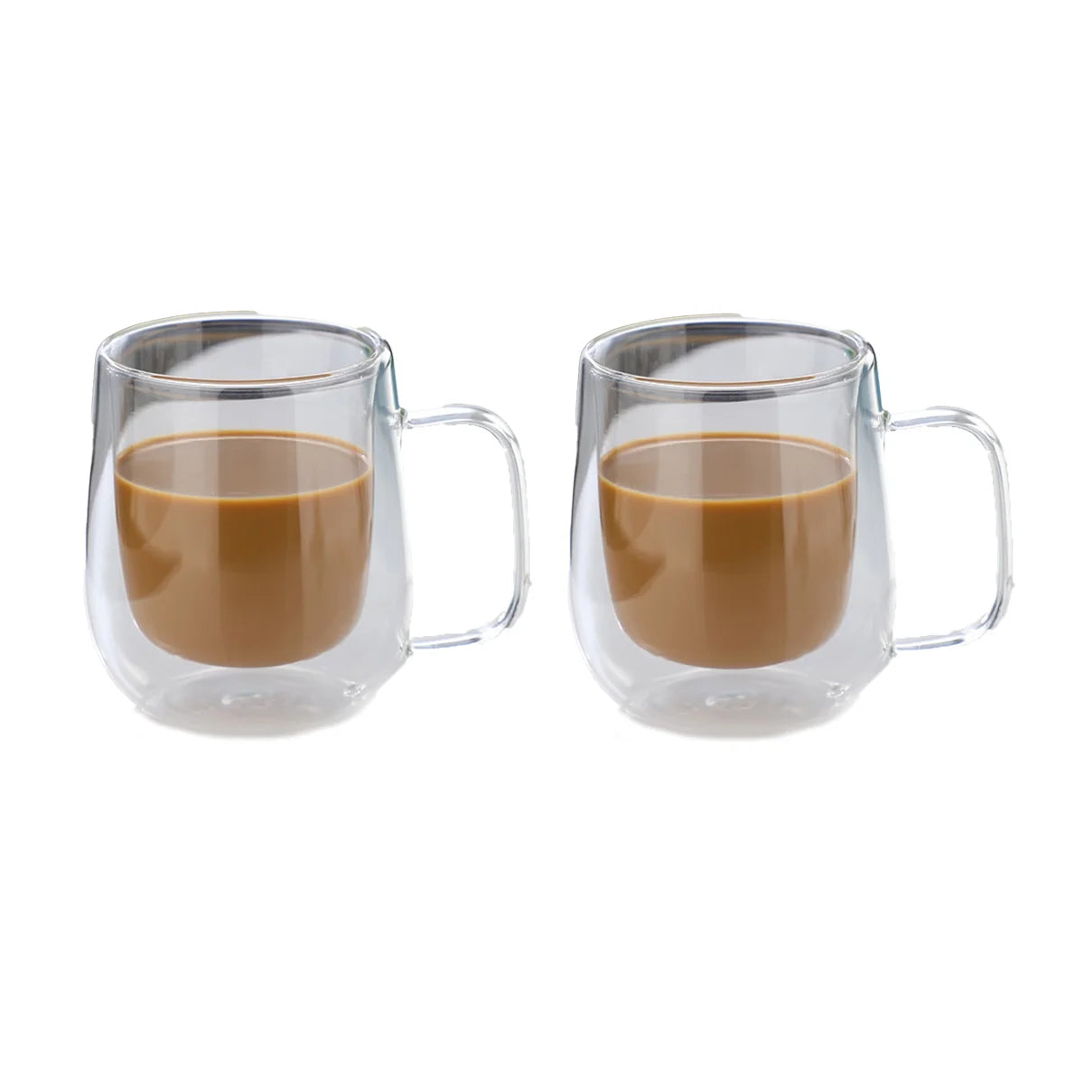 Verres à Café Double Paroi — lot de 2, borosilicate