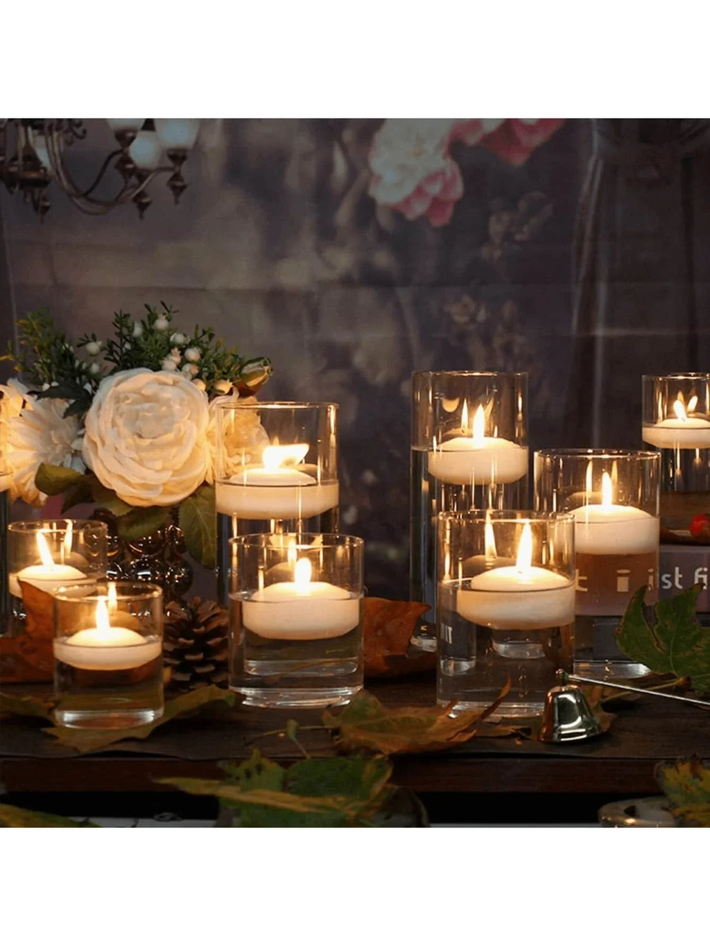 Photophores en Verre — cylindres pour bougies pilier