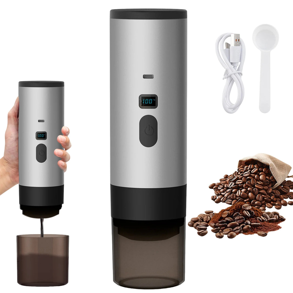 Machine à Espresso Portable — 20 bars, expédiée d'Espagne