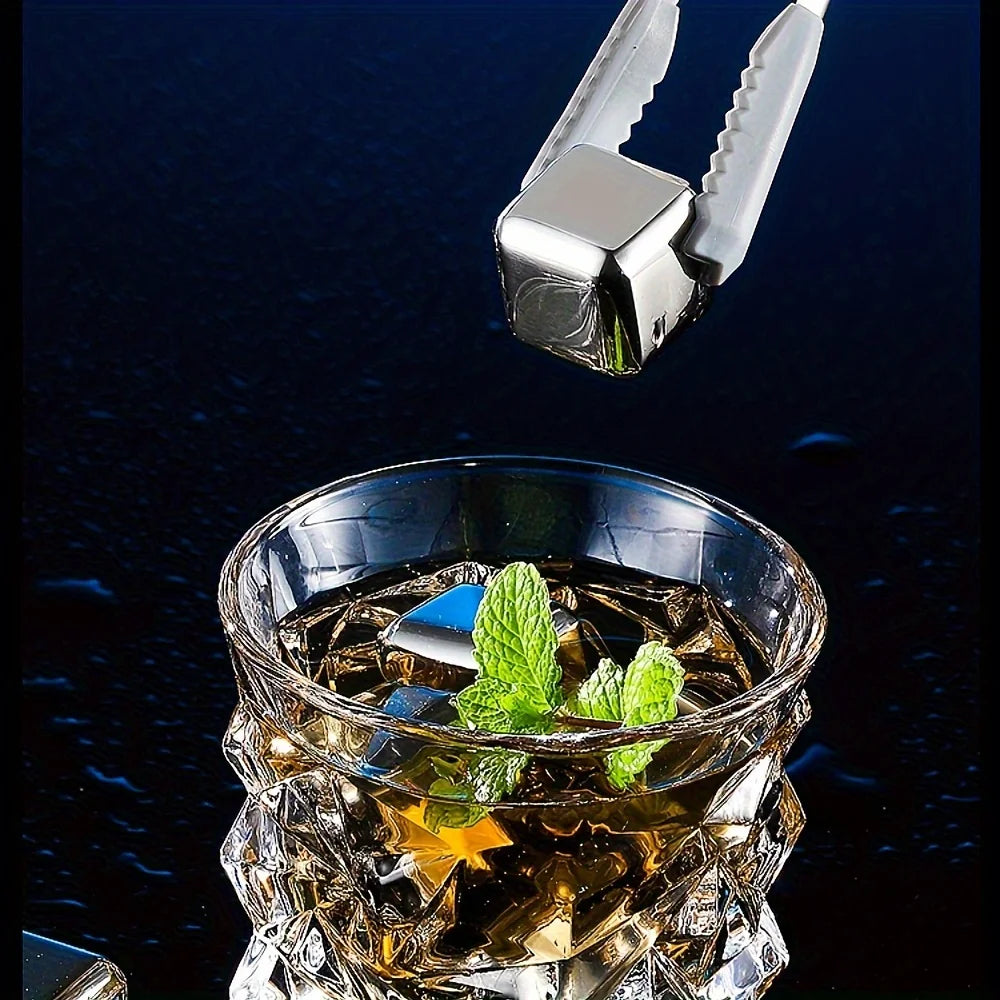 Pierres à Whisky en Inox — refroidir sans diluer