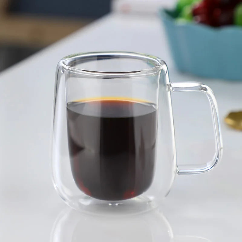 Verres à Café Double Paroi — lot de 2, borosilicate