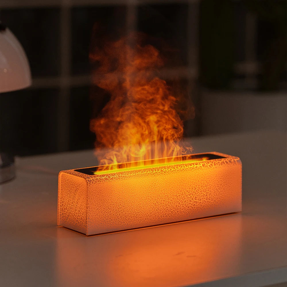 Diffuseur Effet Flamme — brume et feu de cheminée