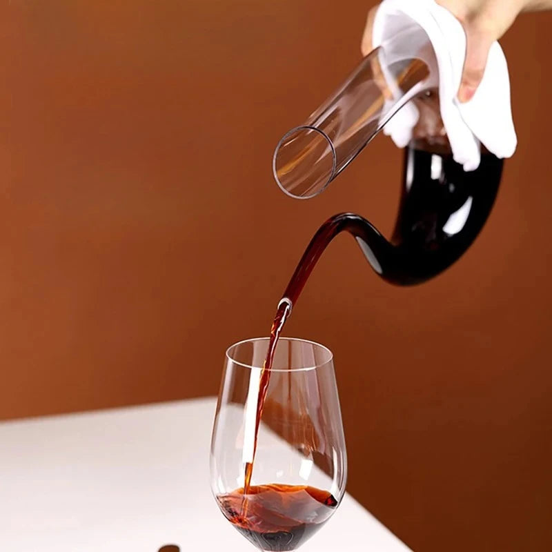 Carafe à Décanter en Cristal — 1,5 L, aération par le col