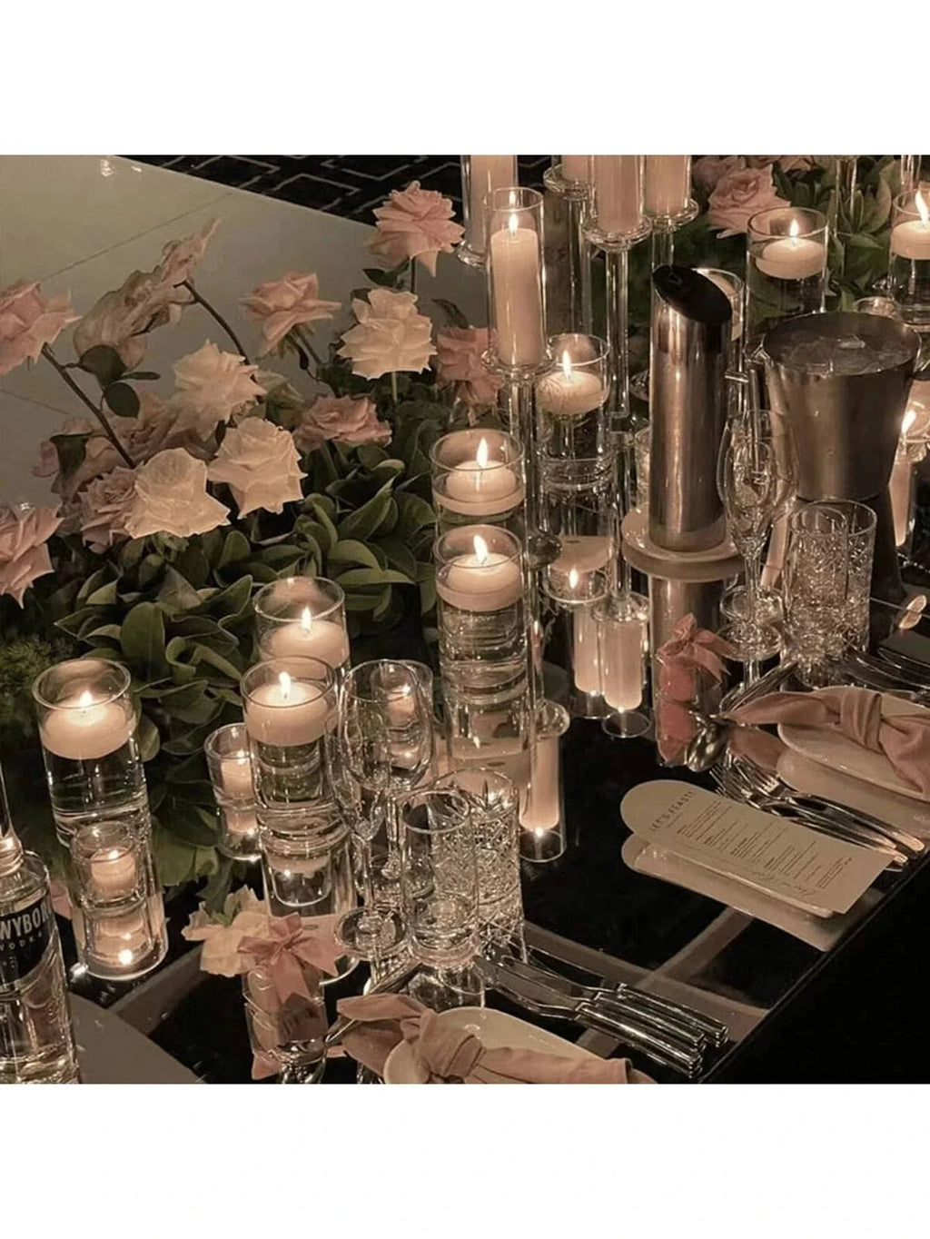 Photophores en Verre — cylindres pour bougies pilier