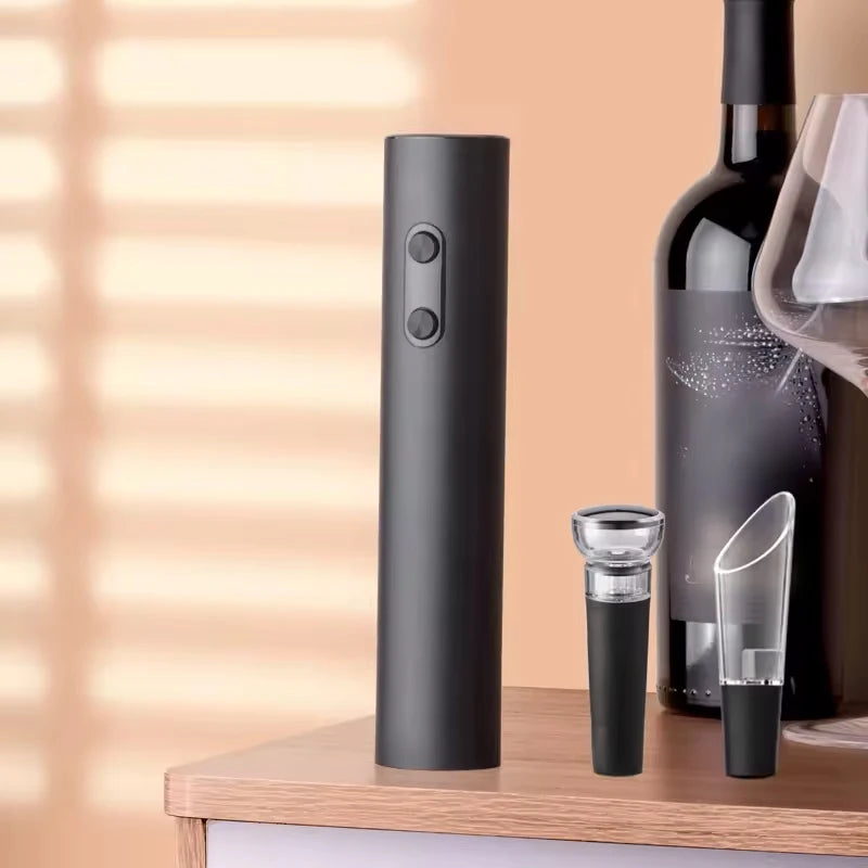 Tire-Bouchon Électrique — coffret sommelier 4 pièces
