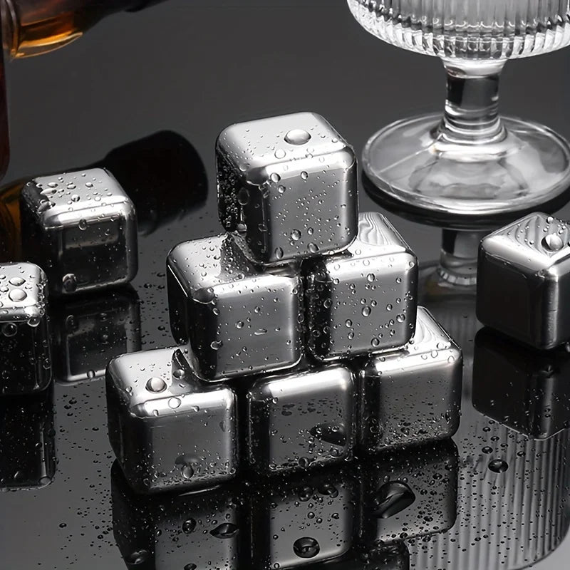 Pierres à Whisky en Inox — refroidir sans diluer
