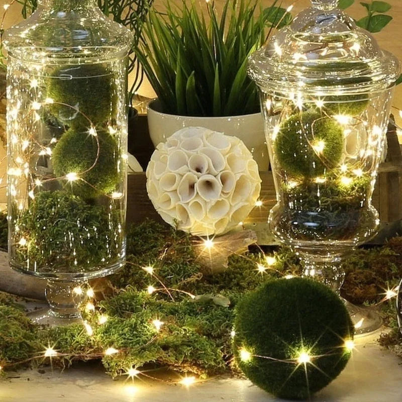 Guirlande Lumineuse Blanc Chaud — fil de cuivre, 10 ou 20 mètres