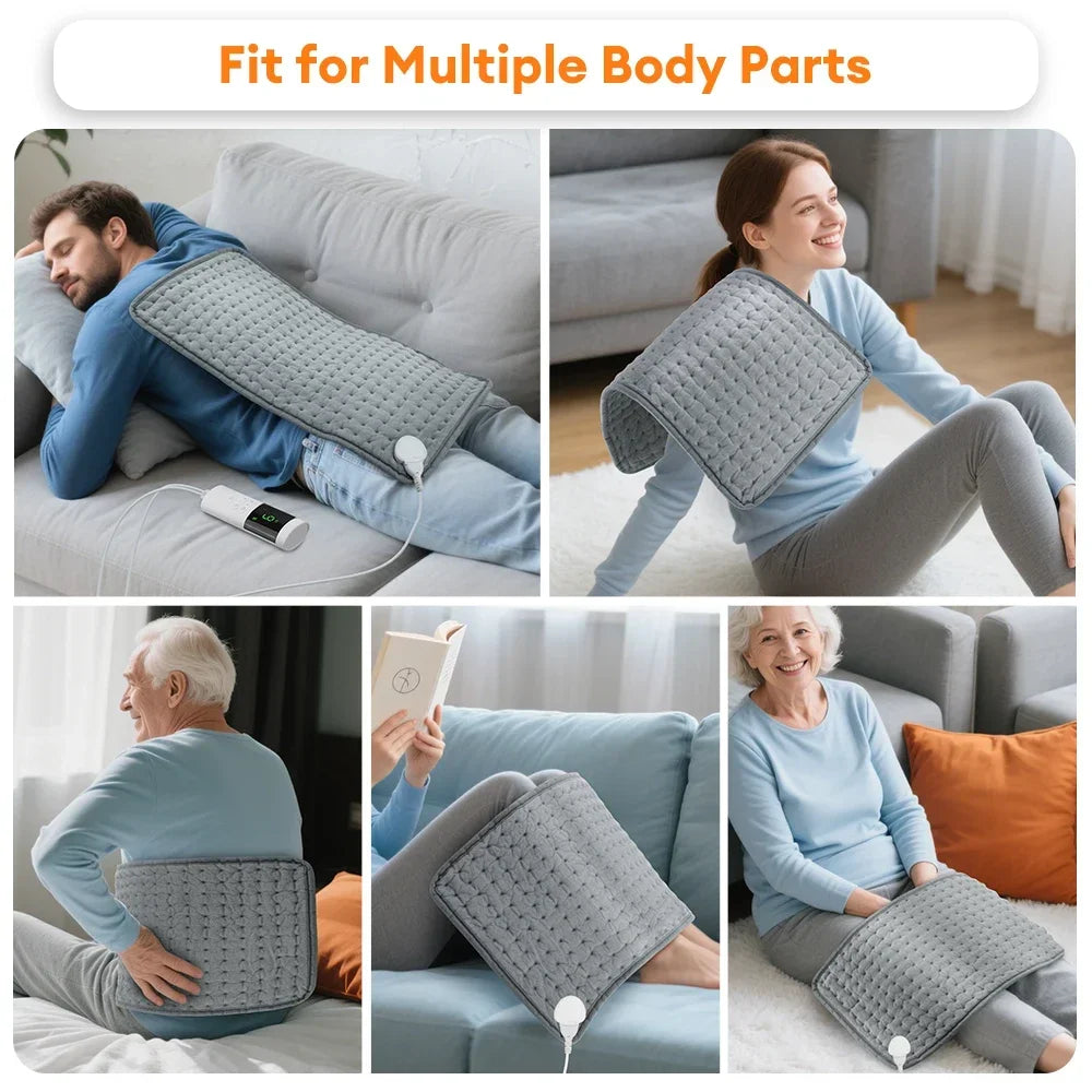 Coussin Chauffant 30 × 60 cm — dos, nuque et épaules, 9 températures