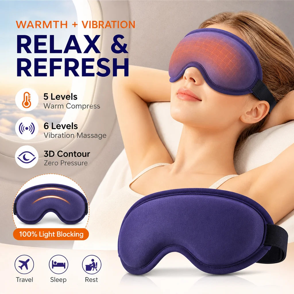 Masque chauffant pour les yeux