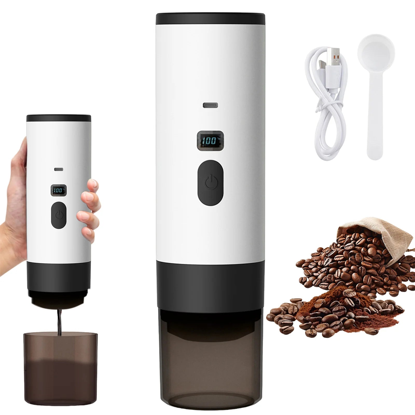 Machine à Espresso Portable — 20 bars, expédiée d'Espagne