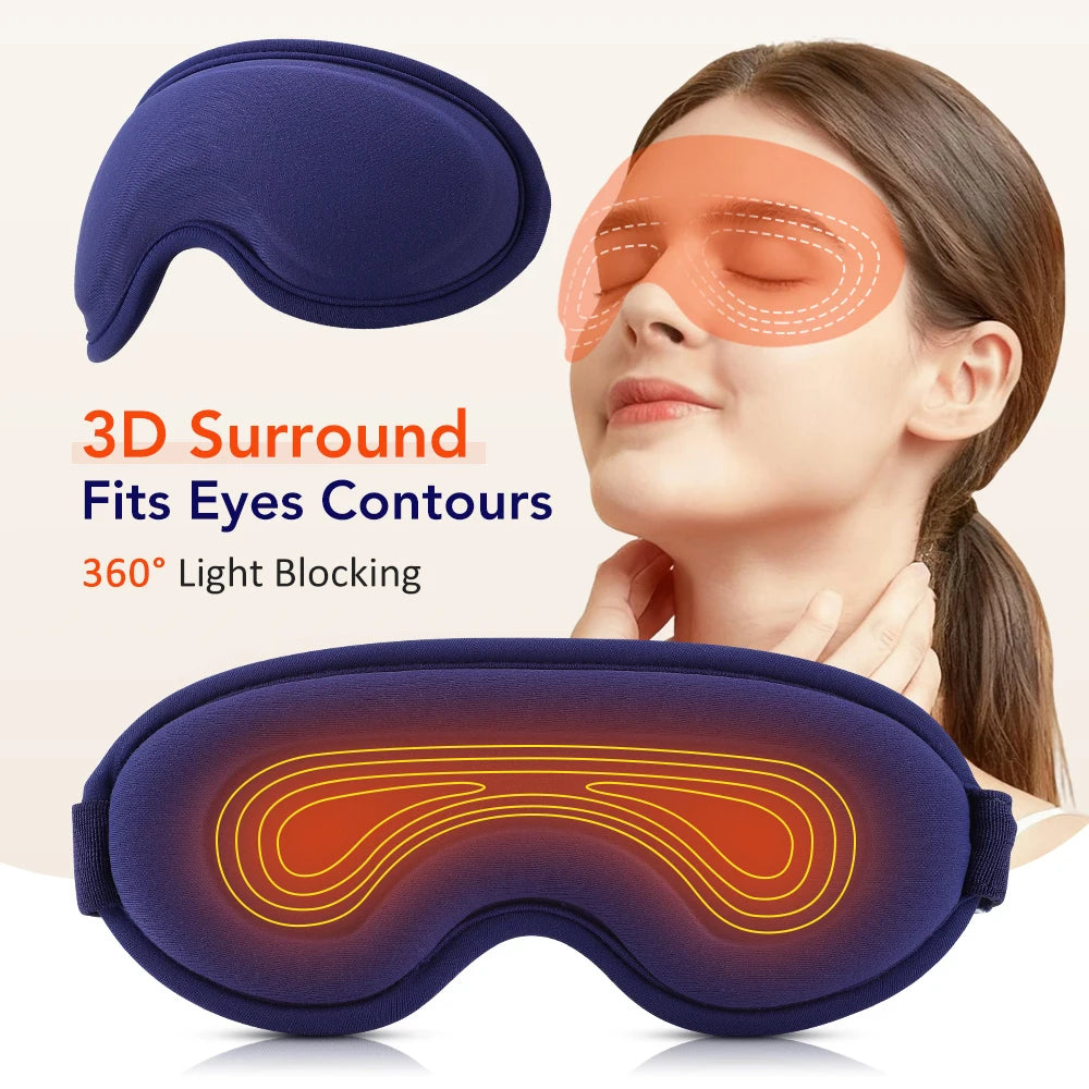 Masque Chauffant pour les Yeux — chaleur constante et massage
