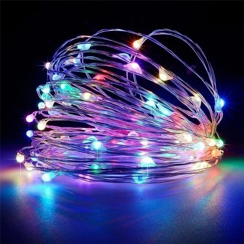 Guirlande Lumineuse Blanc Chaud — fil de cuivre, 10 ou 20 mètres