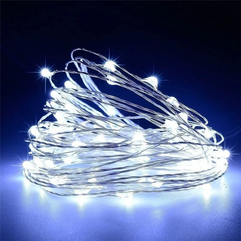 Guirlande Lumineuse Blanc Chaud — fil de cuivre, 10 ou 20 mètres