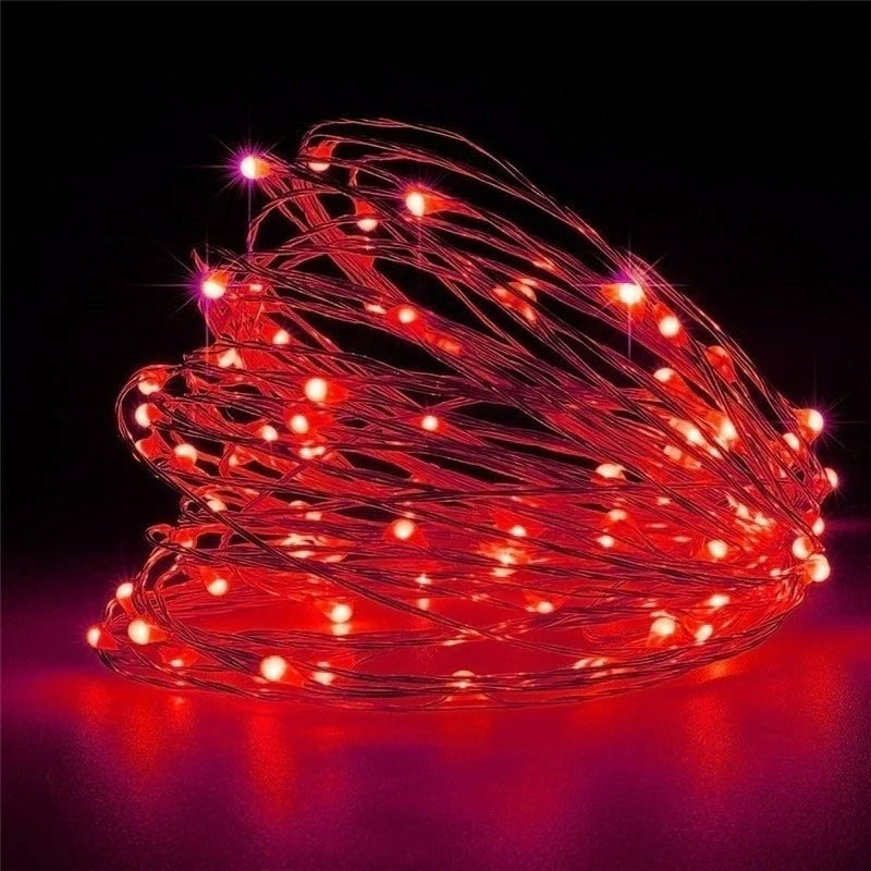 Guirlande Lumineuse Blanc Chaud — fil de cuivre, 10 ou 20 mètres