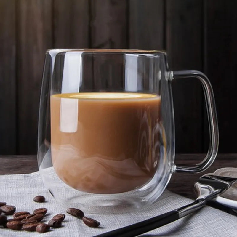 Verres à café double paroi en borosilicate