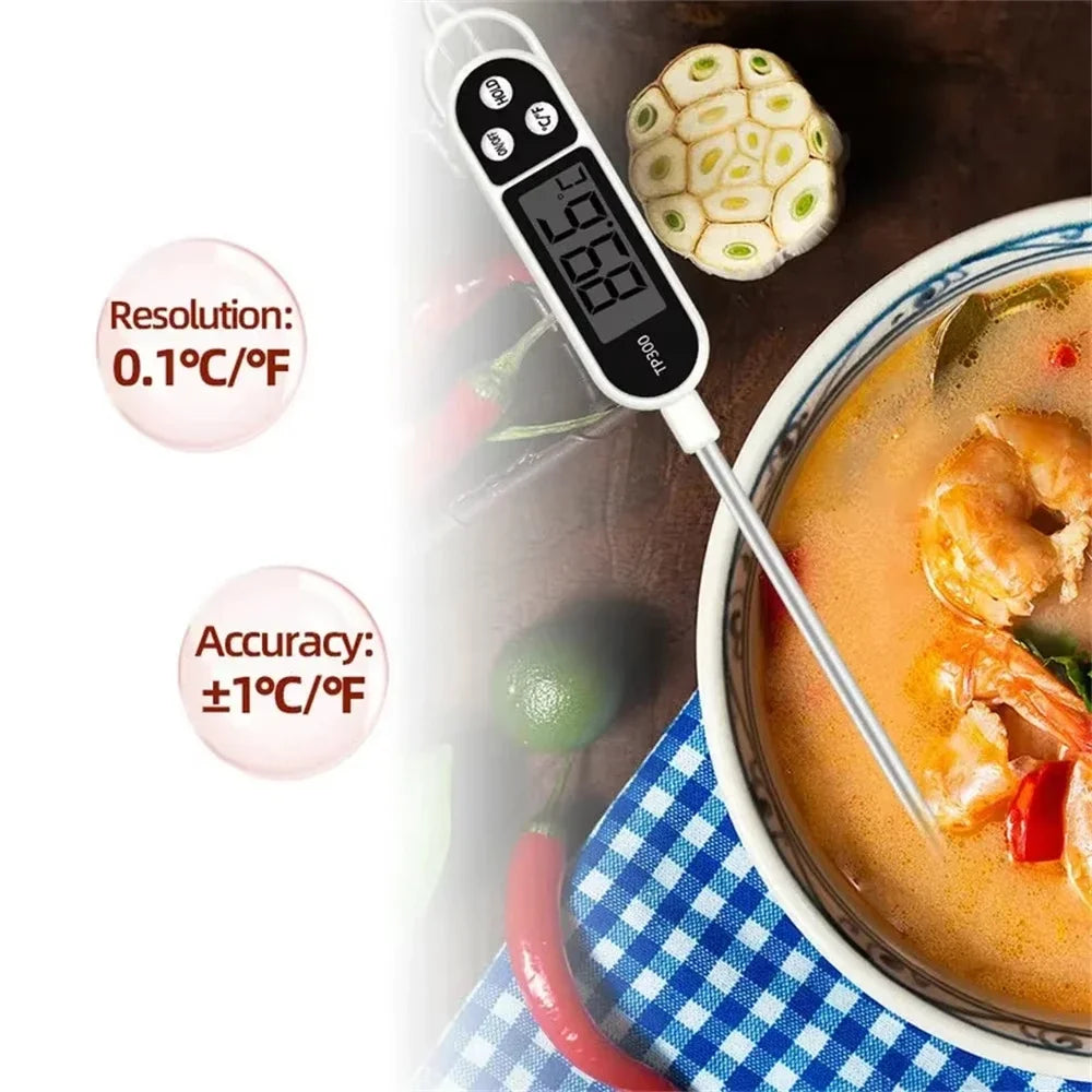 Thermomètre de Cuisson Numérique — sonde instantanée pour viandes et pâtisserie
