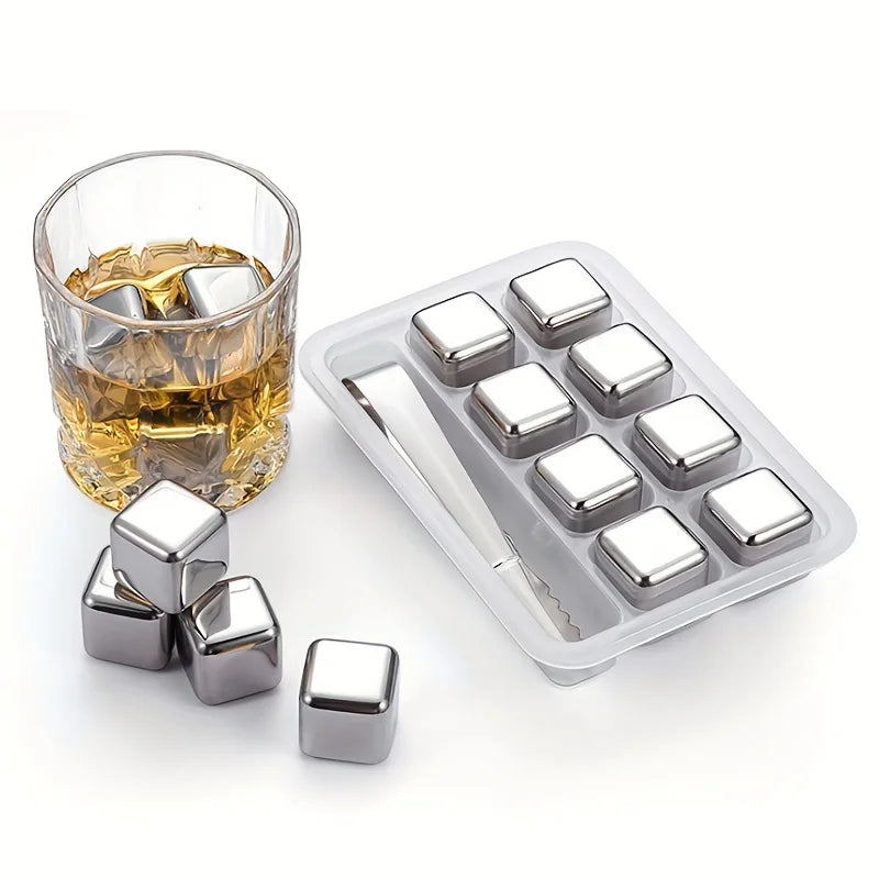 Pierres à Whisky en Inox — refroidir sans diluer