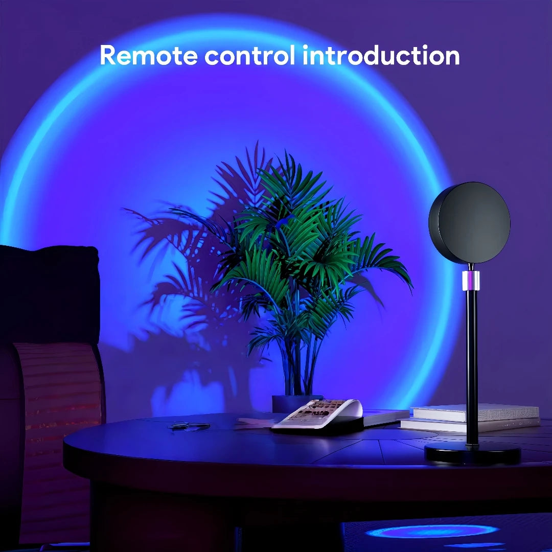 Lampe Coucher de Soleil — projecteur d'ambiance 16 couleurs