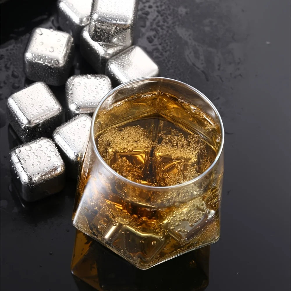 Pierres à Whisky en Inox — refroidir sans diluer