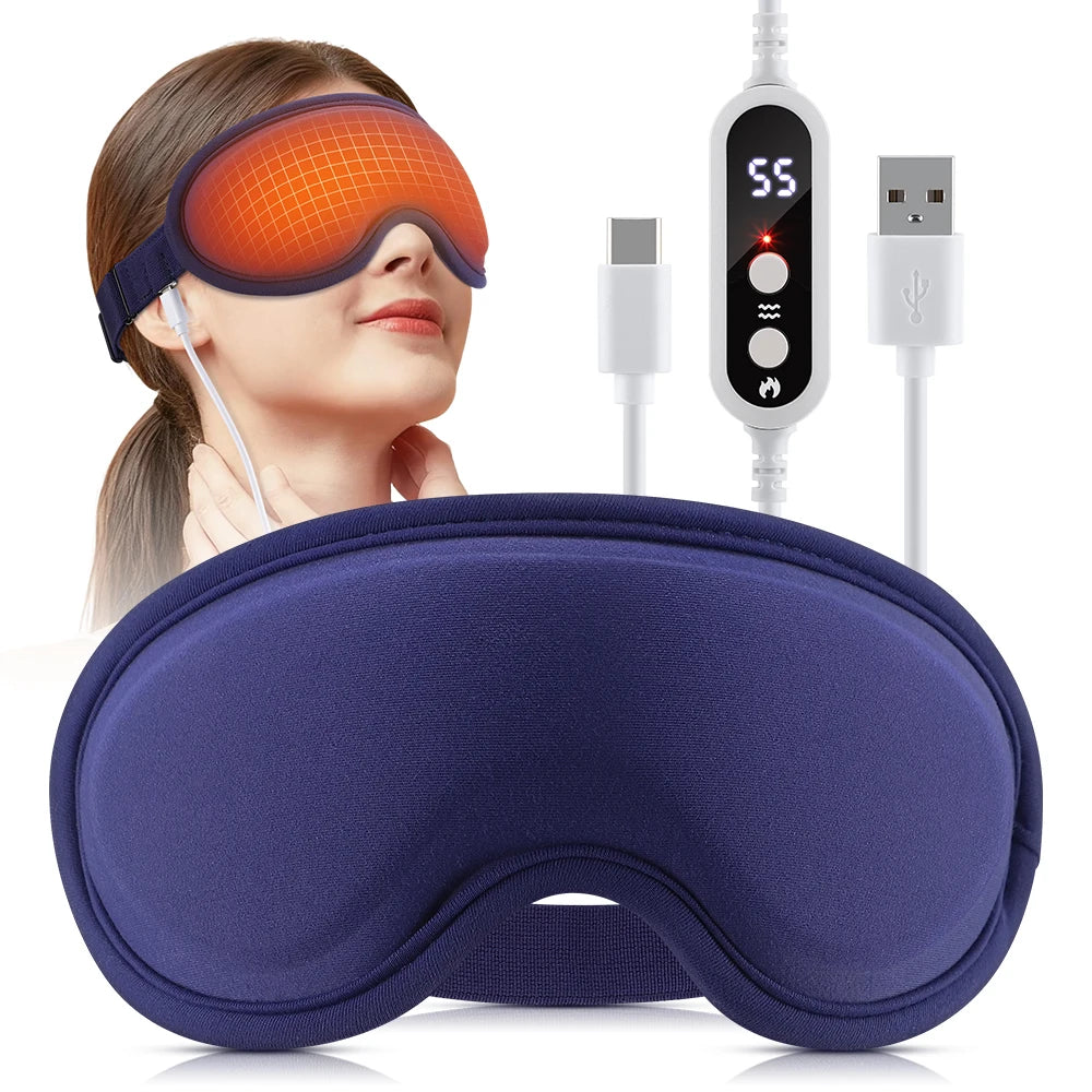 Masque Chauffant pour les Yeux — chaleur constante et massage
