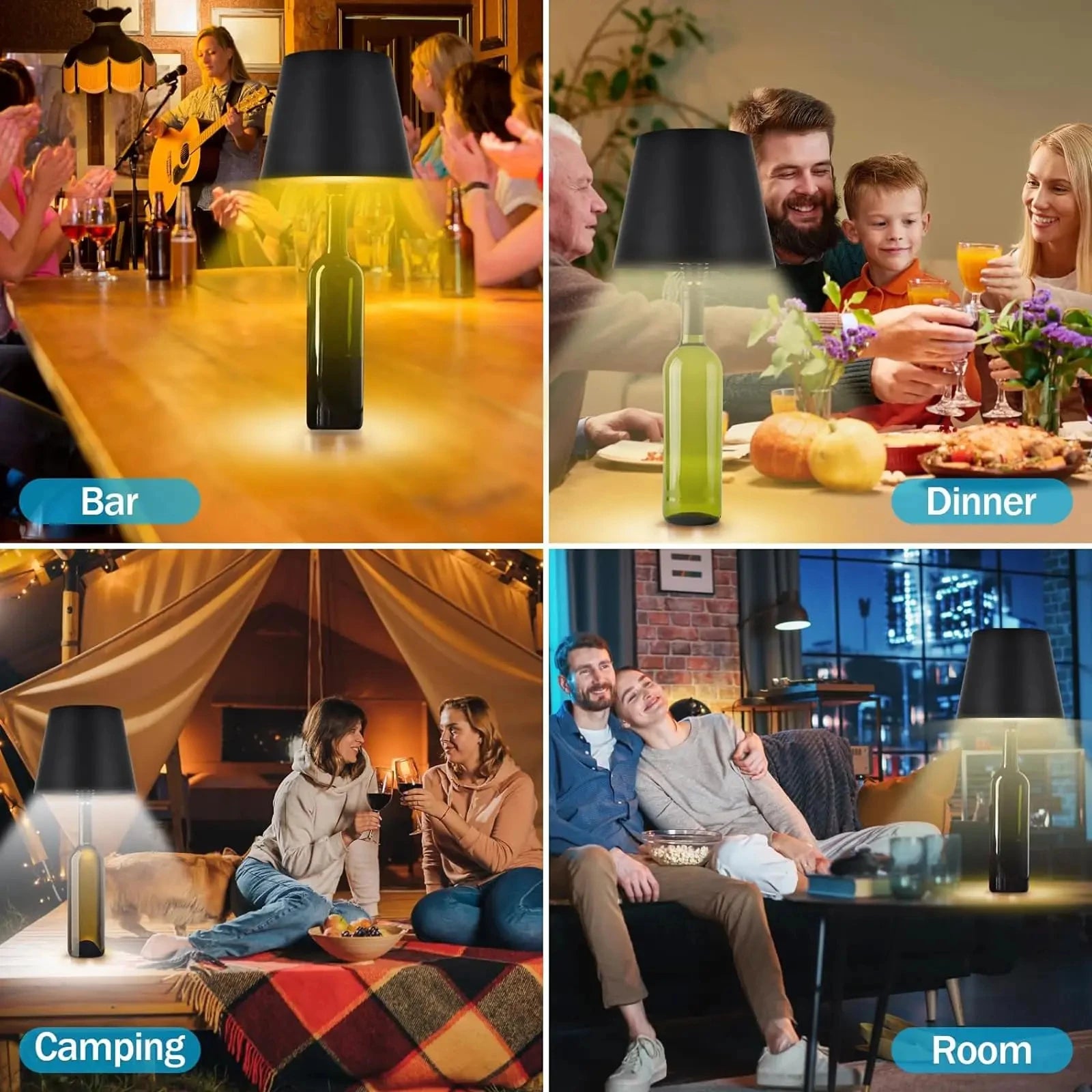 Lampe de Table Sans Fil — celle des tables de bistrot