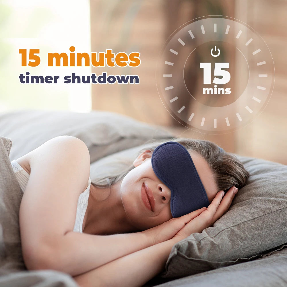 Masque Chauffant pour les Yeux — chaleur constante et massage