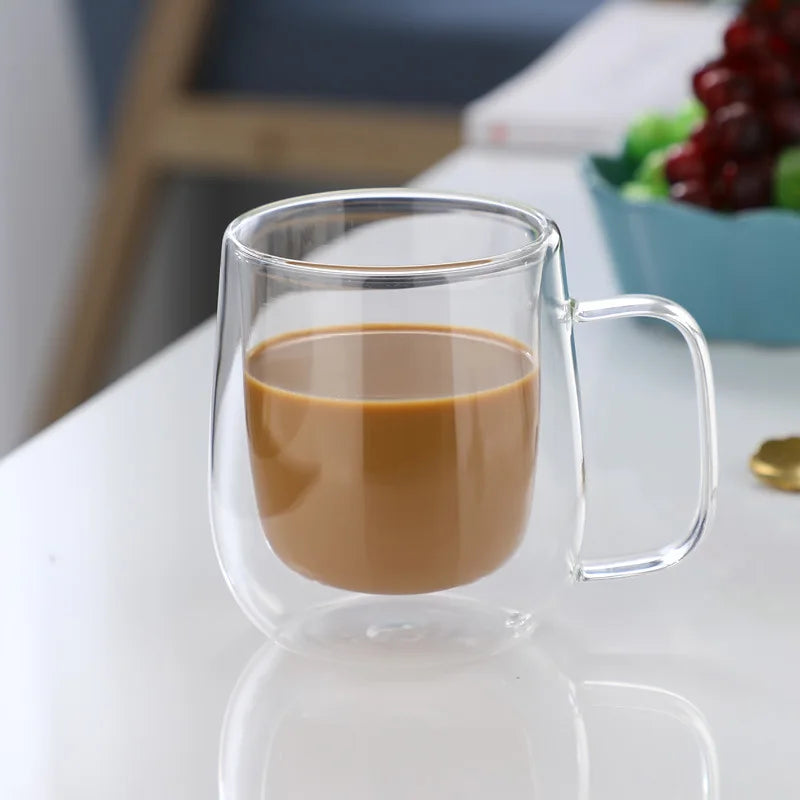 Verres à Café Double Paroi — lot de 2, borosilicate