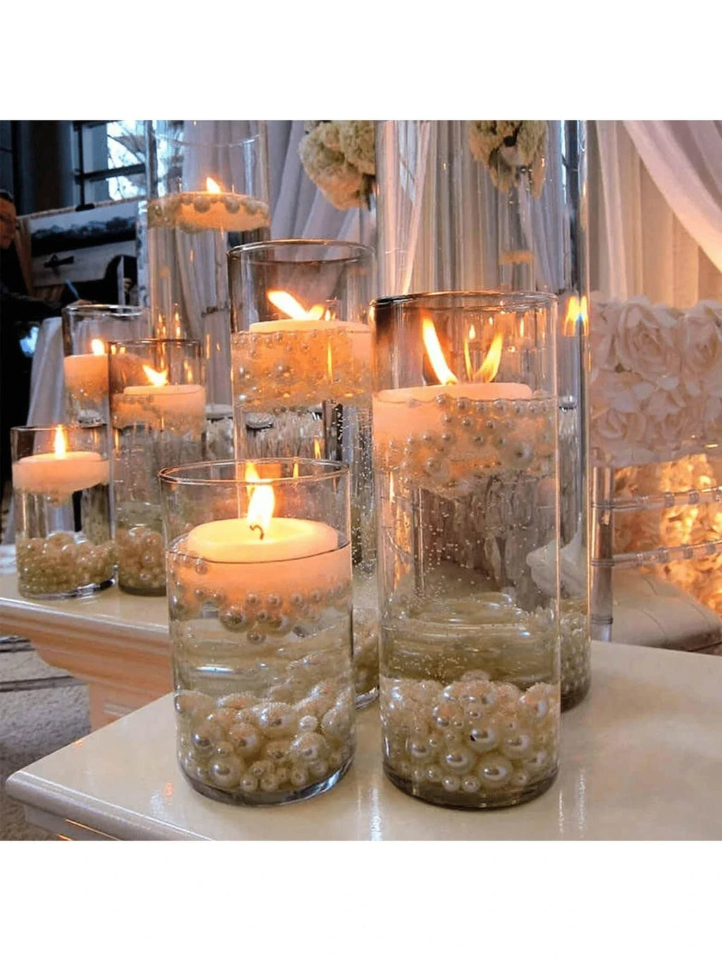 Photophores en Verre — cylindres pour bougies pilier