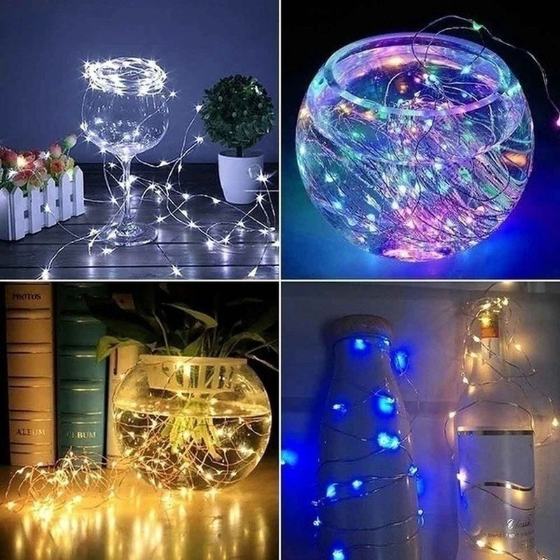 Guirlande Lumineuse Blanc Chaud — fil de cuivre, 10 ou 20 mètres