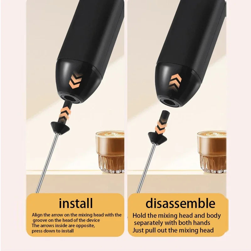 Mousseur à Lait Électrique — la mousse du café de comptoir, chez soi