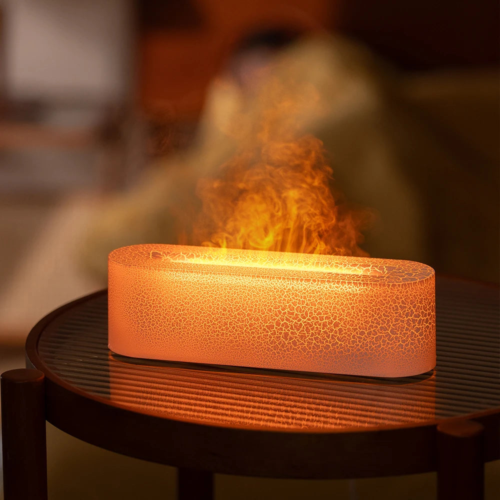 Diffuseur Effet Flamme — brume et feu de cheminée