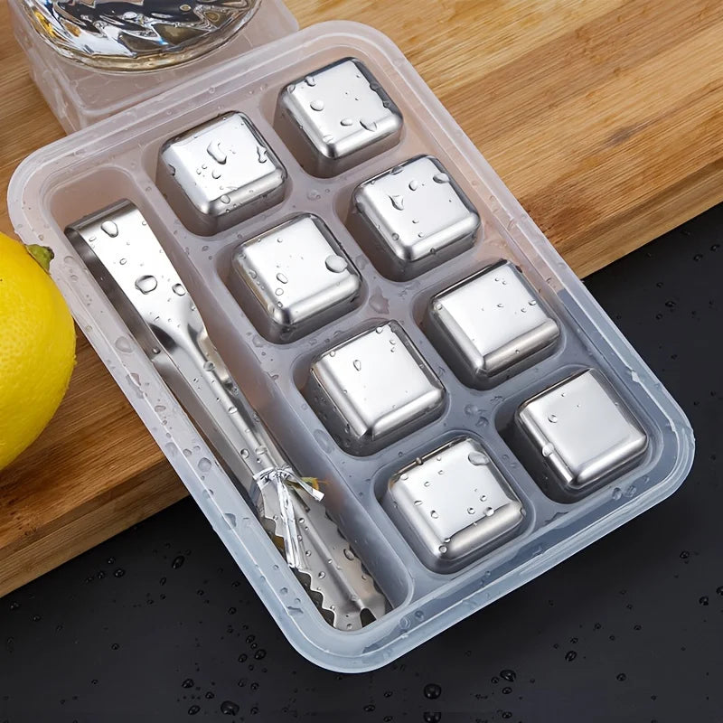 Pierres à Whisky en Inox — refroidir sans diluer