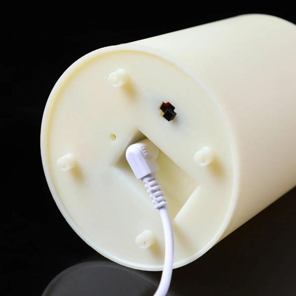 Bougies LED à Flamme Dansante — mèche mobile, rechargeables USB