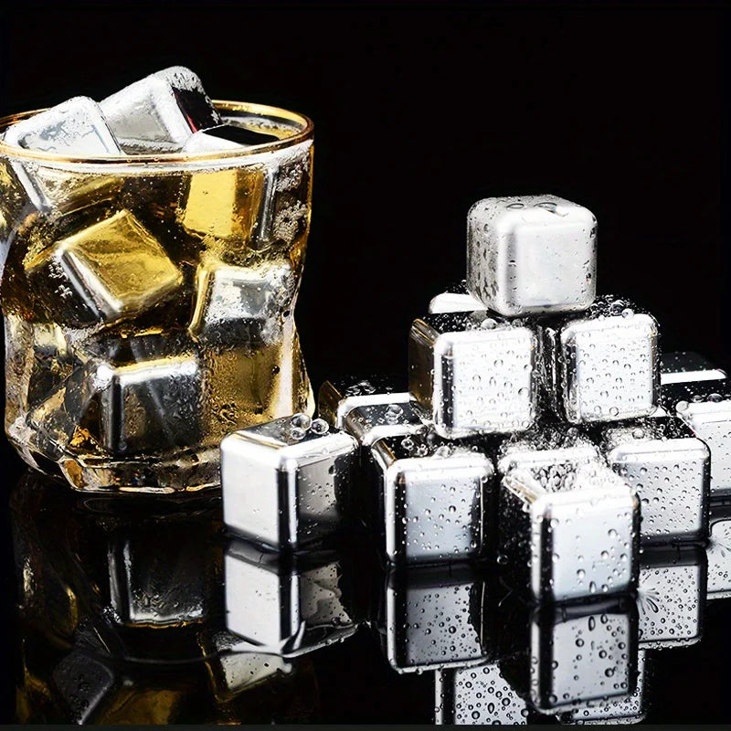 Pierres à Whisky en Inox — refroidir sans diluer