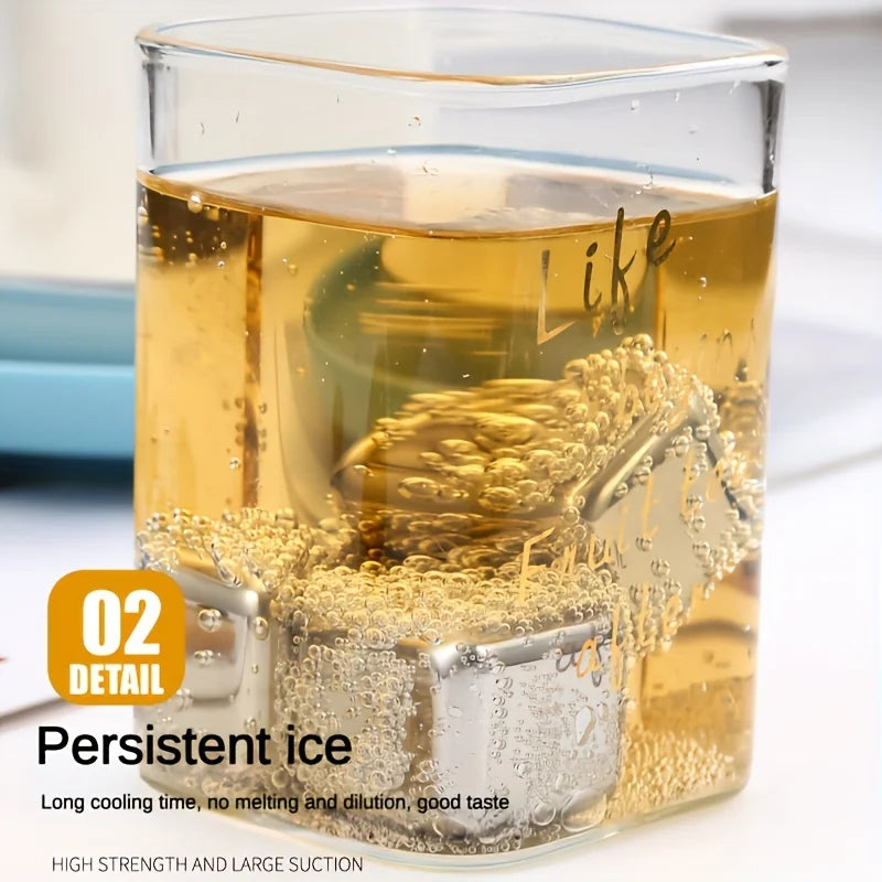 Pierres à Whisky en Inox — refroidir sans diluer