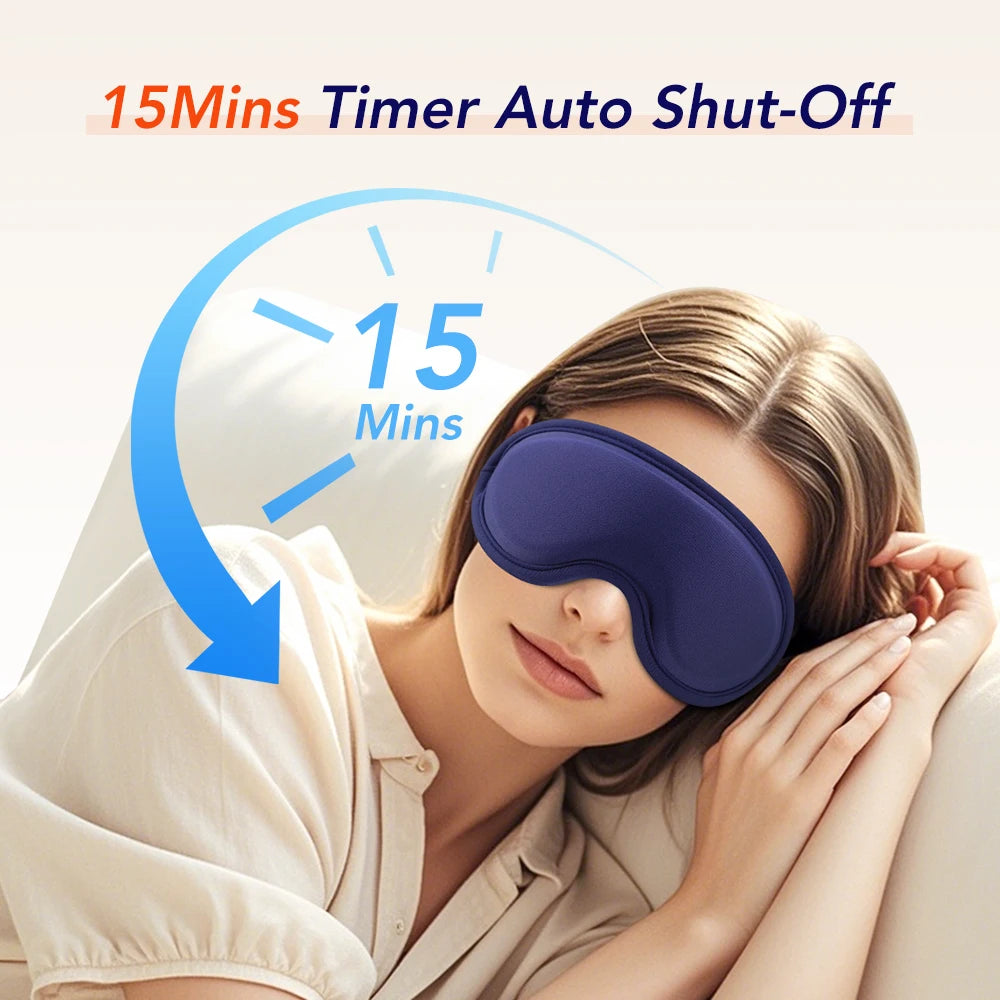 Masque Chauffant pour les Yeux — chaleur constante et massage