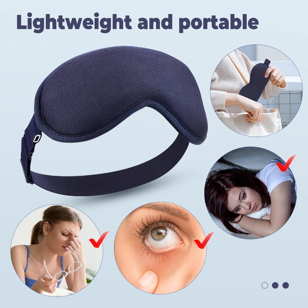 Masque Chauffant pour les Yeux — chaleur constante et massage