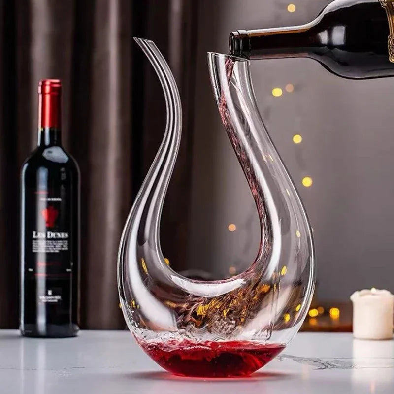 Carafe à Décanter en Cristal — 1,5 L, aération par le col