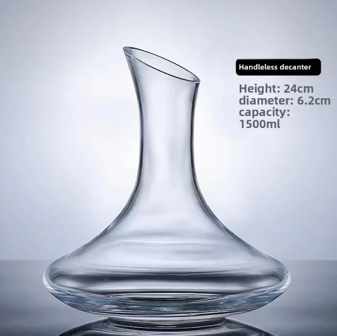 Carafe à Décanter en Cristal — 1,5 L, aération par le col
